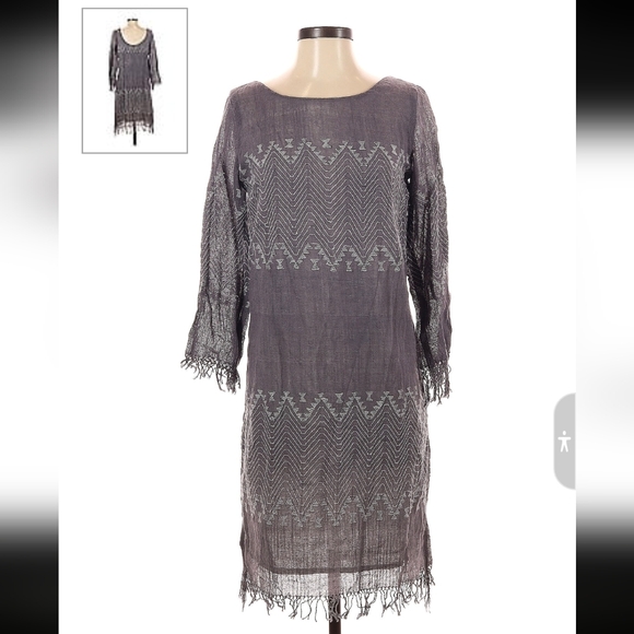 NWT Raven + Lily Women Gray Casual Dress Small - Picture 2 of 5